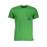 Cavalli Class Green Cotton T-Shirt -   -  Cavalli Class.
